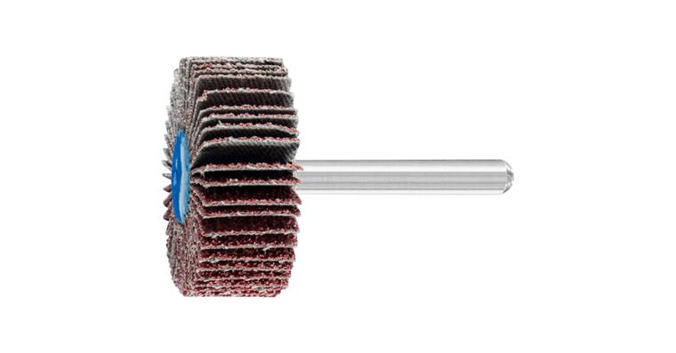 1001446995 Corundum flap disc F Diameter 40x15mm Shank 6 mm A40 for fine grinding