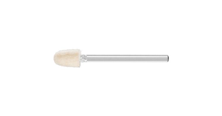 1001440516 medium-hard felt polishing points conical shape diameter 6x10 mm shaft 3 mm