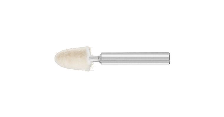 1001440518 medium-hard felt polishing points conical shape diameter 10x15 mm shaft 6 mm