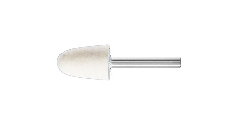 1001440253 hard felt polishing points conical shape diameter 20x30mm shaft 6 mm