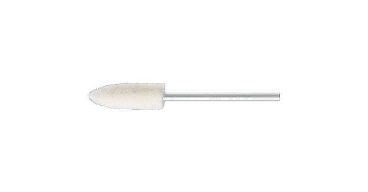 1001440243 hard felt polishing points pointed cone shape Diameter 6x18 mm Shank 2.35 mm