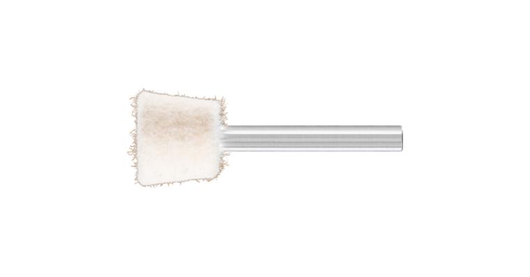 1044377117 medium-hard felt polishing points angle shape diameter 20x16 mm shaft 6 mm
