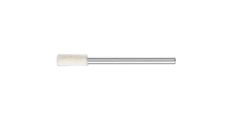 1001440273 medium-hard felt polishing points cylindrical shape diameter 4x12 mm shaft 3 mm
