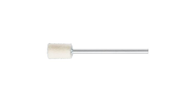 1001440275 hard felt polishing points cylindrical shape diameter 6x10mm shaft 2.35 mm