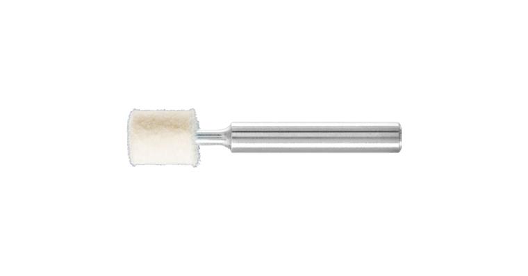 1001440279 medium-hard felt polishing points cylindrical shape diameter 10x12 mm shaft 6 mm