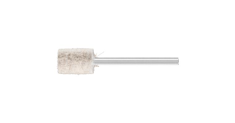 1001428587 hard felt polishing points cylindrical shape 10x15 mm shaft 3 mm with metal insert