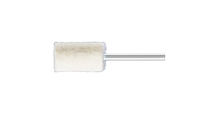 1001440230 hard felt polishing points cylindrical shape diameter 12x20mm shaft 3 mm