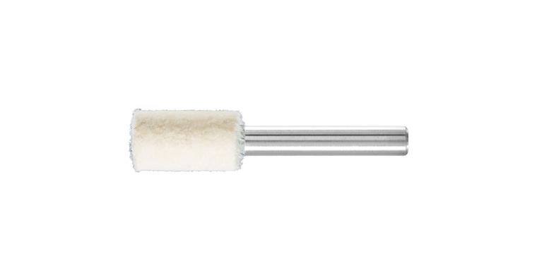 1001440232 hard felt polishing points cylinder shape diameter 12x20mm shaft 6 mm