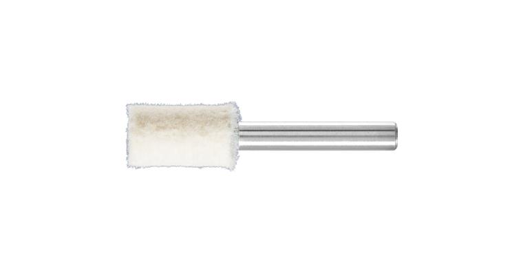 1001440231 medium-hard felt polishing points cylindrical shape diameter 12x20mm shaft 6 mm
