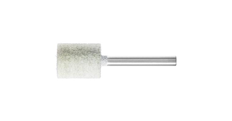 1001428589 hard felt polishing points cylindrical shape with face hole diameter 20x25 mm