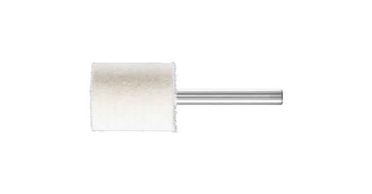 1001440237 hard felt polishing points cylindrical shape with face hole 25x30 mm shank 6 mm