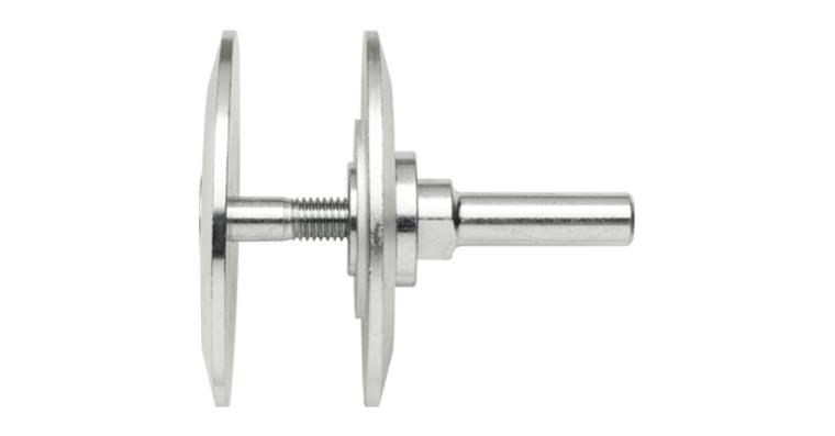 1001433419 tool holder for flap and POLINOX non-woven wheels 200, 250mm shank 12mm