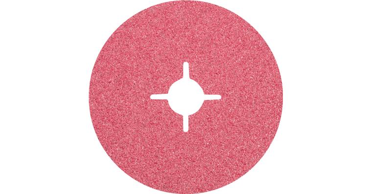 1001435002 ceramic grain fiber disc diameter 125 mm CO36 for maximum steel removal