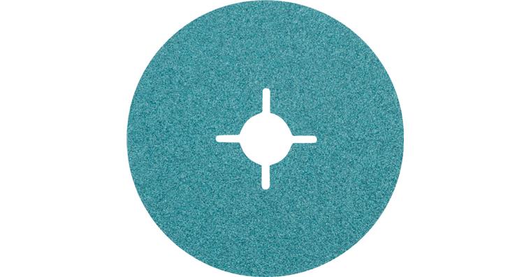 1001435148 zirconia fiber disc diameter 125 mm Z50 for high stock removal on steel