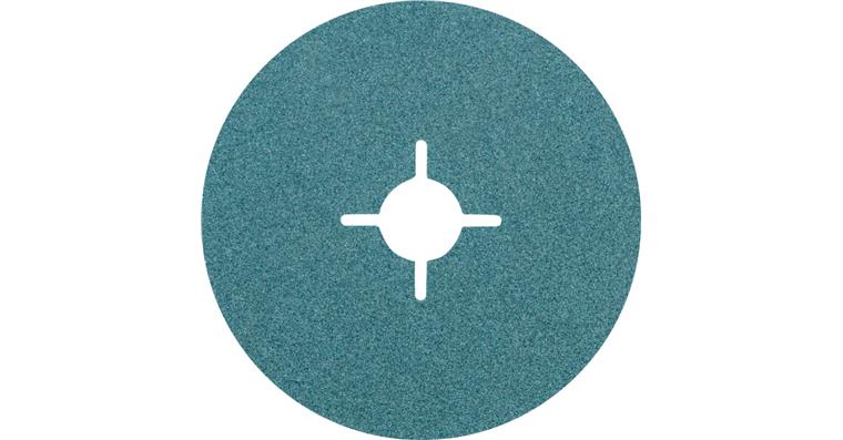 1001429267 zirconia fiber disc diameter 125 mm Z60 for high stock removal on steel
