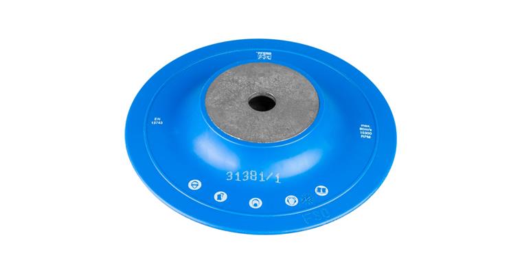 1001439013 backing pad with clamping nut diameter 100 GT M10 for angle grinder 100