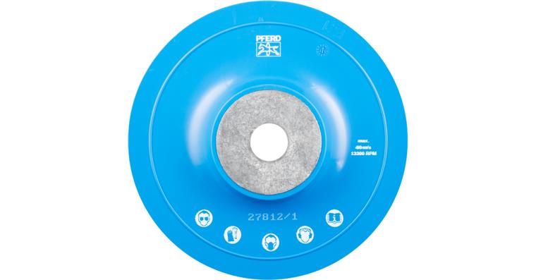 1001435524 backing pad with clamping nut diameter 115 GT M14 for angle grinder 115