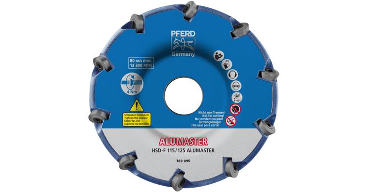 1001437717 milling disc ALUMASTER F diameter 115 mm aluminum machining HICOAT