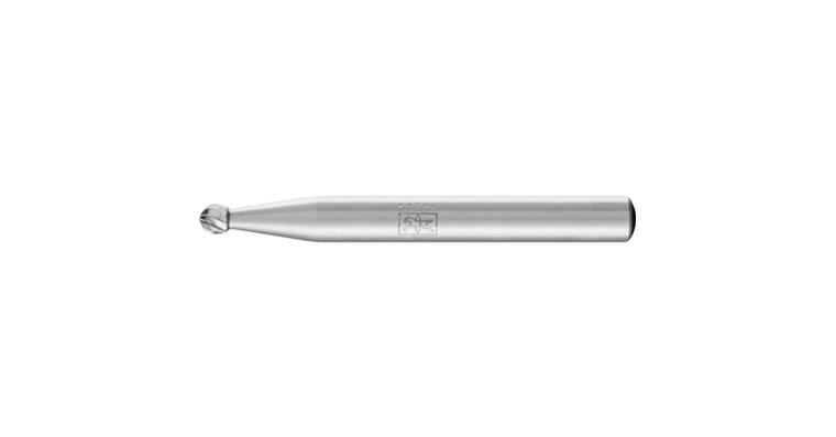 1001437710 HSS burr ball point F diameter 04x03 mm shank 6 mm Z3 chip breaker