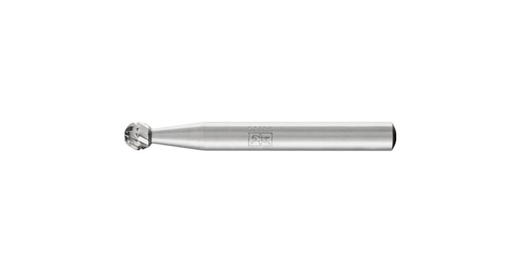 1001426464 HSS burr ball point F diameter 06x05 mm shank 6 mm Z3 chip breaker