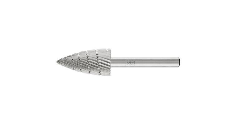 1044029205 HSS burr, pointed arch shape K diameter 16x30mm shank 6 mm Z 3 fine
