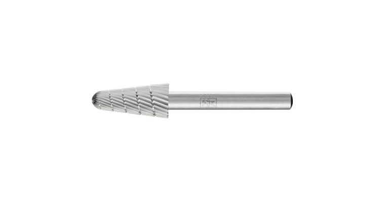 1001426515 HSS Burr Round taper shape L Diameter 12x25 mm Shank 6 mm Z 3 fine