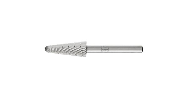 1001426516 HSS Burr Round taper shape L Diameter 12x30mm Shank 6 mm Z 3 fine
