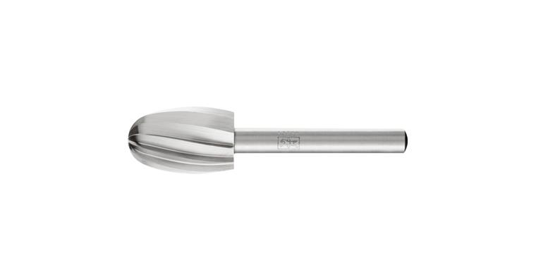 1001438098 HSS burr ALU drop shape O diameter 16x25 mm shank 6 mm Alu/NE