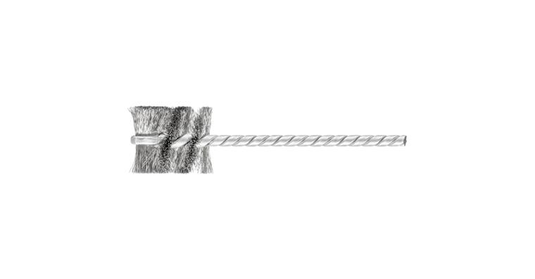 1001440218 inner brush IBU diameter 22x25 mm shaft 3.8 mm steel wire 0.12 mm