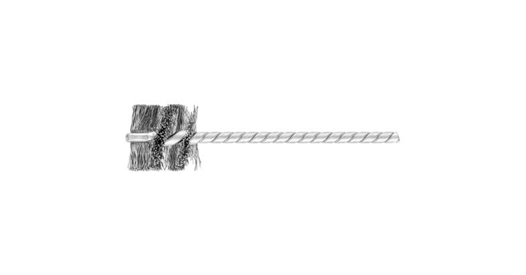 1001440219 inner brush IBU diameter 22x25 mm shaft 3.8 mm steel wire 0.20 mm