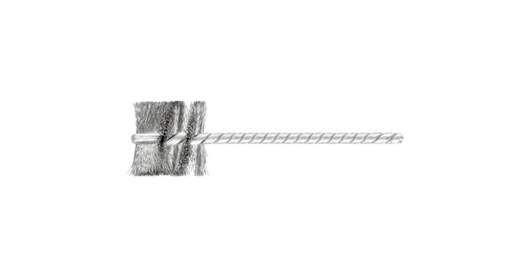 1001440222 inner brush IBU diameter 25x25 mm shaft 3.8 mm stainless steel wire 0.12 mm