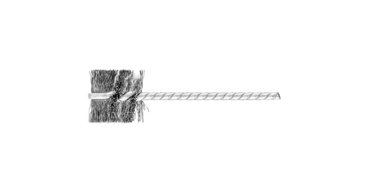 1001440223 inner brush IBU diameter 25x25 mm shaft 3.8 mm steel wire 0.20 mm