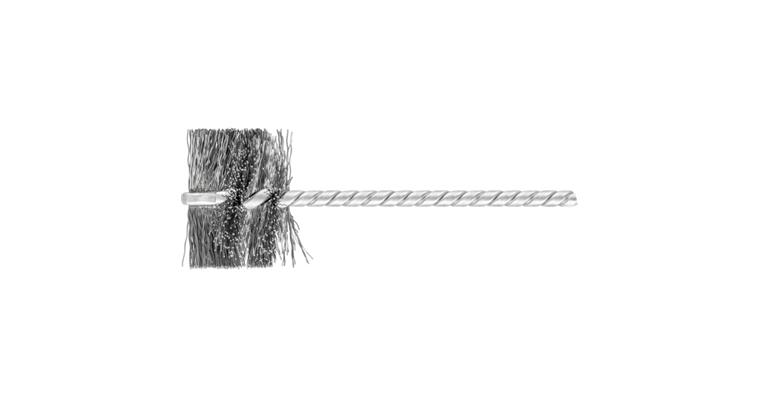 1001440227 internal brush IBU diameter 32x25 mm shaft 3.8 mm steel wire 0.20 mm