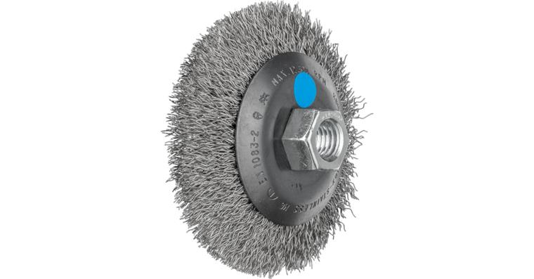 1001434074 tapered brush unknotted KBU diameter 100x10mm M14 wire 0.35 mm