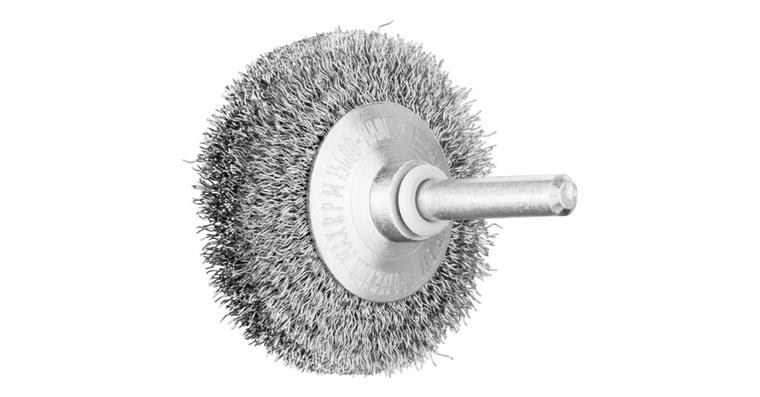 1001437391 tapered brush unknotted KBU diameter 50x10mm shaft 6 mm steel wire 0.20