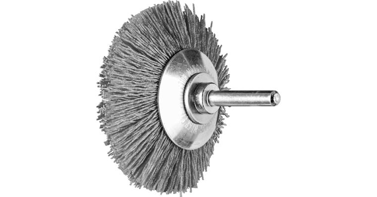 1001440141 tapered brush unknotted KBU diameter 70x10mm shaft 6 mm grit 120