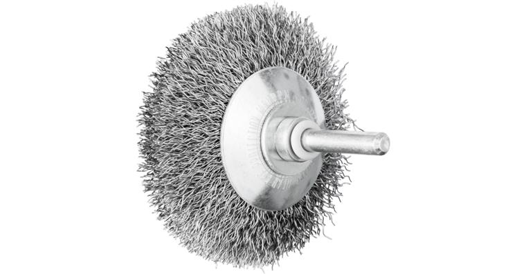 1001437395 tapered brush unknotted KBU diameter 70x10mm shaft 6 mm steel wire 0.30