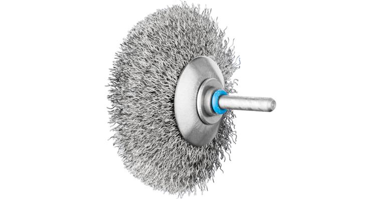 1001437401 INOX-TOTAL tapered brush unknotted KBUIT diameter 80x10mm wire 0.30