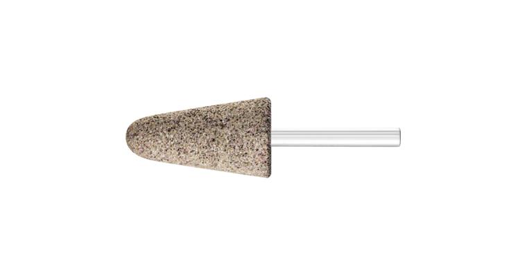 1001435308 INOX mounted point taper diameter 25x45 mm shank 6 mm A30 for stainless steel
