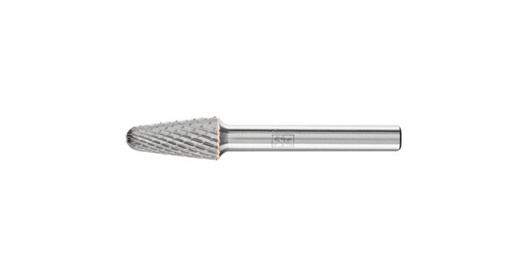 1001426254 carbide burr round bend KEL diameter 10x20mm shank 6 mm Z4