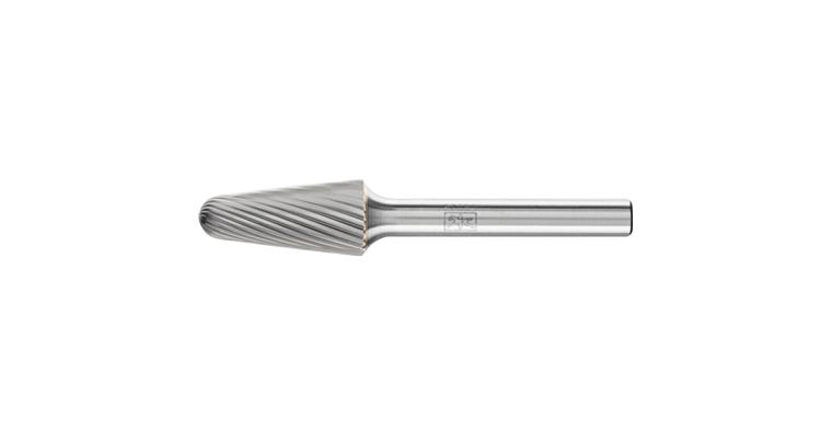 1001426256 carbide burr round bend KEL diameter 12x25 mm shank 6 mm Z3