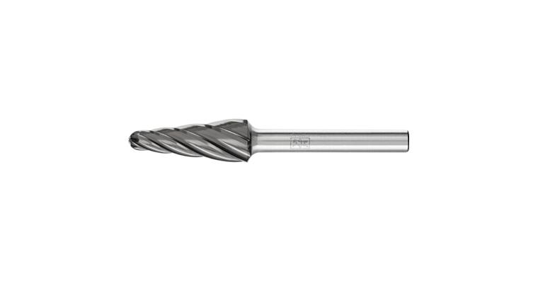 1001433527 carbide burr ALU round bend KEL diameter 12x30mm shank 6 HICOAT