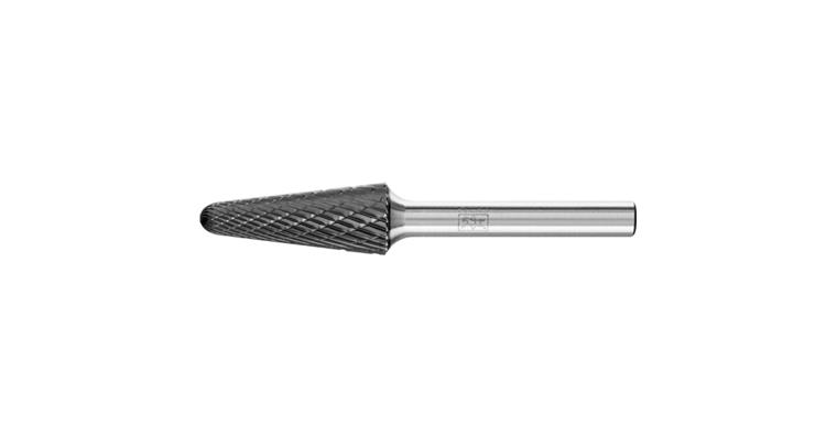 1001440793 carbide burr round bend KEL diameter 12x30mm, 6mm Z3P HICOAT
