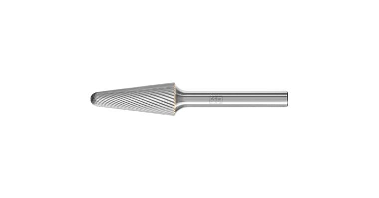 1001426265 carbide burr round bend KEL diameter 12x30 mm shank 6 mm Z5
