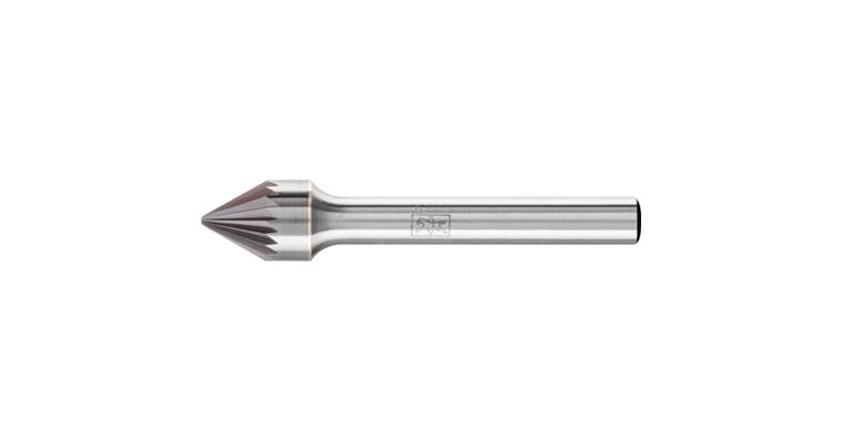 1001426196 carbide burr countersink KSJ 60 degree diameter 10x08mm shank 6 Z3