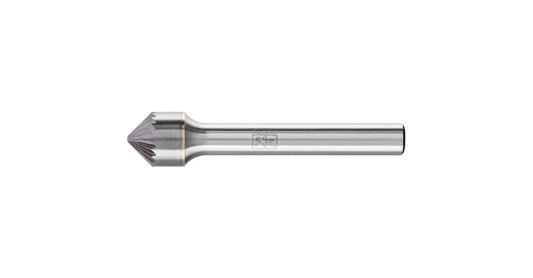1001426197 carbide burr taper countersink KSK 90 degrees diameter 10x05mm shank 6 Z3