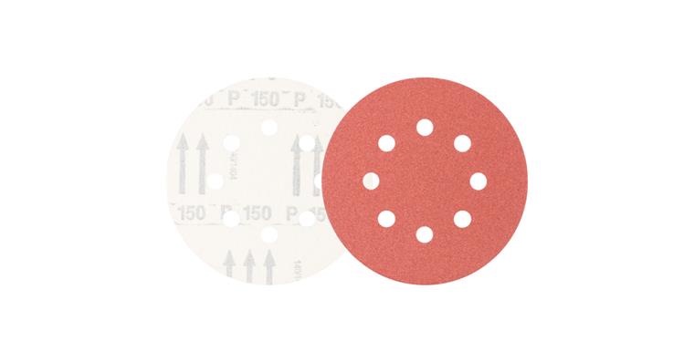 1001434399 Universal corundum velcro disc KSS diameter 125 A150 8 suction holes