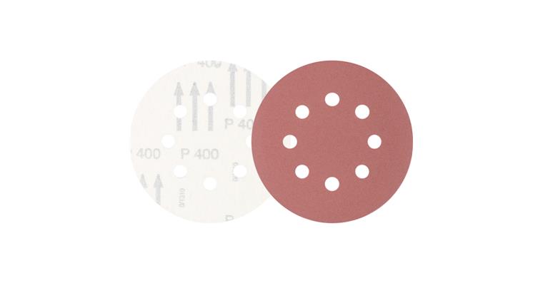 1001434403 Universal corundum velcro disc KSS diameter 125 A400 8 suction holes