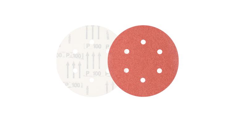 1001434407 Universal corundum velcro disk KSS diameter 150 A100 6 suction holes