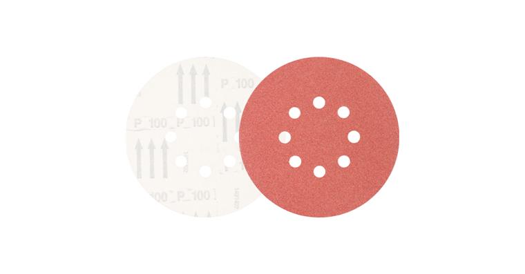 1001434882 Universal corundum velcro disc KSS diameter 150 A100 8 suction holes